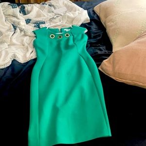 Green sleeveless Calvin Klein Dress